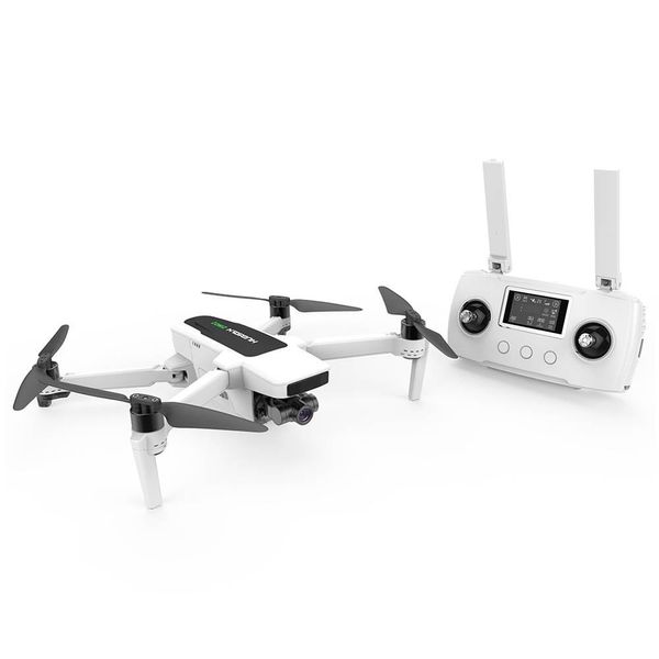 Hubsan ZINO 2 5G WIFI 6KM FPV 4K / 60fps GPS pieghevole Drone RC con giunto cardanico staccabile a 3 assi 33 minuti di volo RTF Versione portatile - Bianco