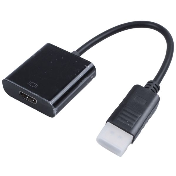 

display port dp male hdmi female m / f adapter cable spare parts black