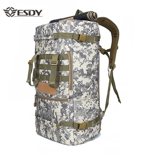 

outdoor 50l tactical backpack waterproof hiking hunting backpack tourist rucksack sport mountaineering rucksack travel