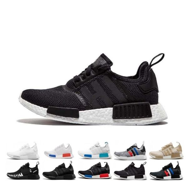 

new releases r1 oreo runner japan nbhd primeknit og triple black white camo running shoes men women nmds runners xr1 sports trainers