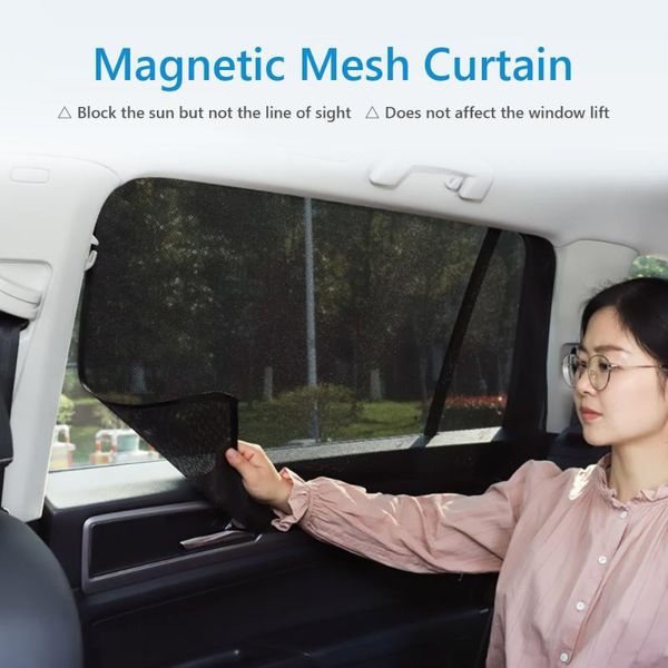 

magnetic car window sun shade safety uv protection fine outdoor anti-resistance repairing parts side window 120gsm