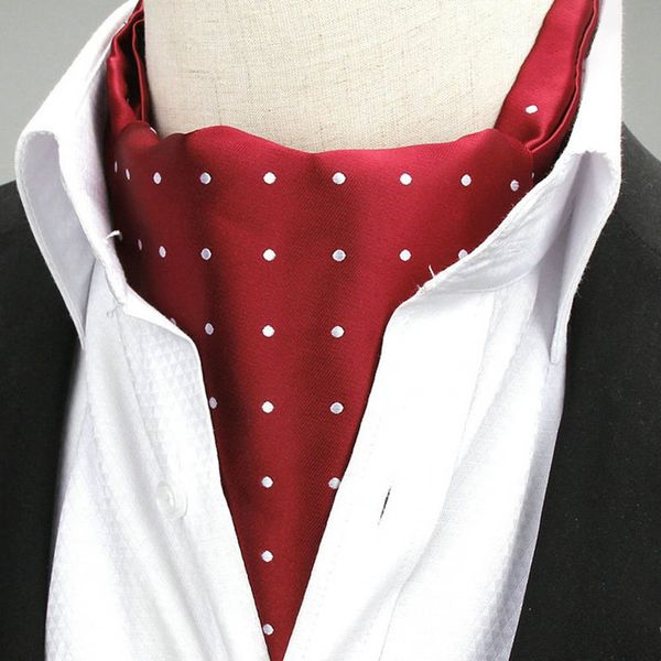 

men vintage wedding banquet formal cravat polka dot british style gentleman polyester silk neck tie suit luxury wedding, Blue;purple