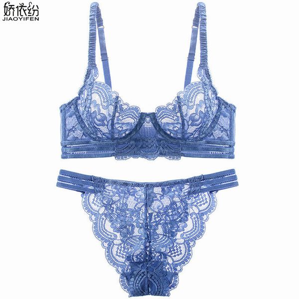 

jyf women bra set ultra thin lace lingerie set summer breathable underwear plus size b c d bra & brief sets, Red;black