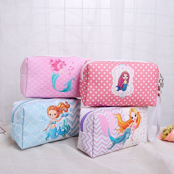 

makeup bags cosmetic bags love pink travel bag mermaid pu makeup bags letter hologram sequins large capacity storage waterproof