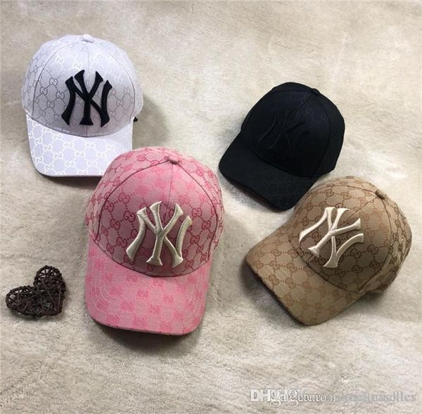 

19ss роскошный дизайн бренда NY вышивка логотипы кепки мужчины женщины мода бейсбол