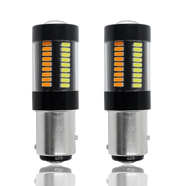 

2pcs auto white / amber canbus s25 1156 / bau15s 1157 3156 3157 t20 7440 7443 привело 66smd 3014 сигнала поворота стоп-сигнал