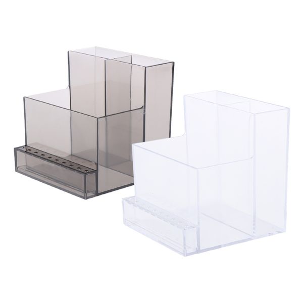 

2pcs acrylic nail drill machine nails drill bits holder stand display box