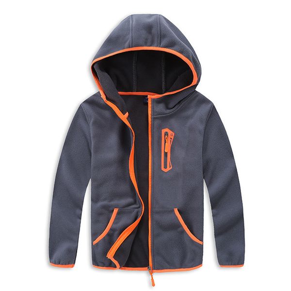 

polar fleece children boy outerwear coat kids sport jacket clothes anti-fog boys soft shell jackets for 3-14t spring autumn, Blue;gray