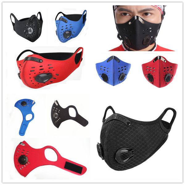 

Free DHL Fedex Household Protective Half Face Mask Training Mask PM2.5 Anti-pollution Running Activated Carbon Filter Washable Mask M11