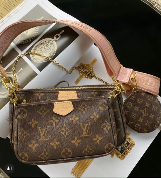 

mahjong bag three-in-one bag zero wallet наклонная женская сумка трехсекционный кошелек MULTI POCHETTE ACCESSOIRES 8 Louis Vuitton LV