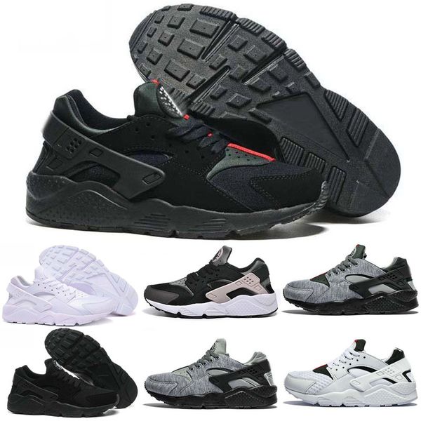 

9 color 2018 new arrival wholesale trainers air huarache run mens womens athletic sneakers outdoor shoes size 5.5-11