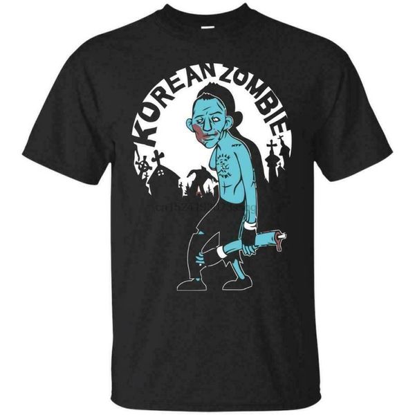 

корейский зомби черная футболка размер s-6xl, White;black