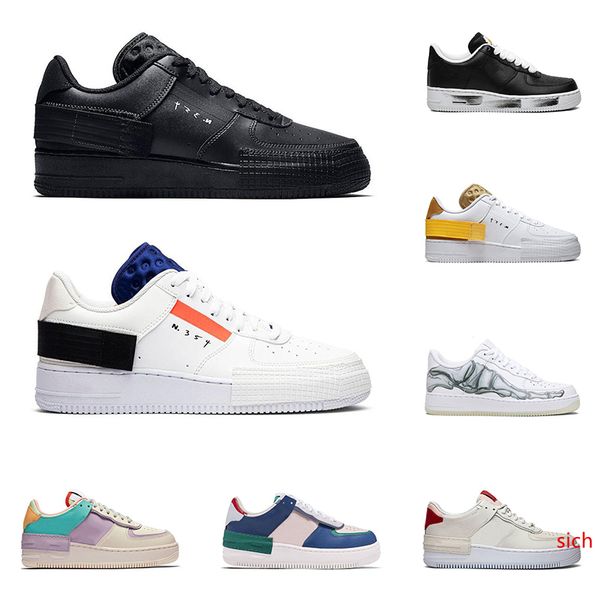 

2020 men women running shoes 1 type shadow para-noise black summit white mystic navy pale air ivory mens trainer fashion sports sneakers