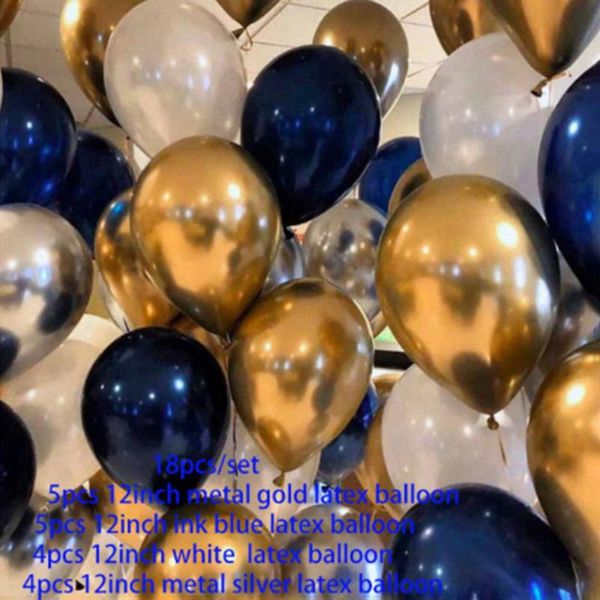 

12 inches metal gold silver latex balloons transparent valentine's balloon wedding birthday party ballons ballon anniversaire