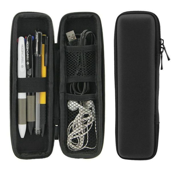 

black eva hard shell stylus pen pencil case holder protective carrying box bag storage container for pen ballpoint stylus