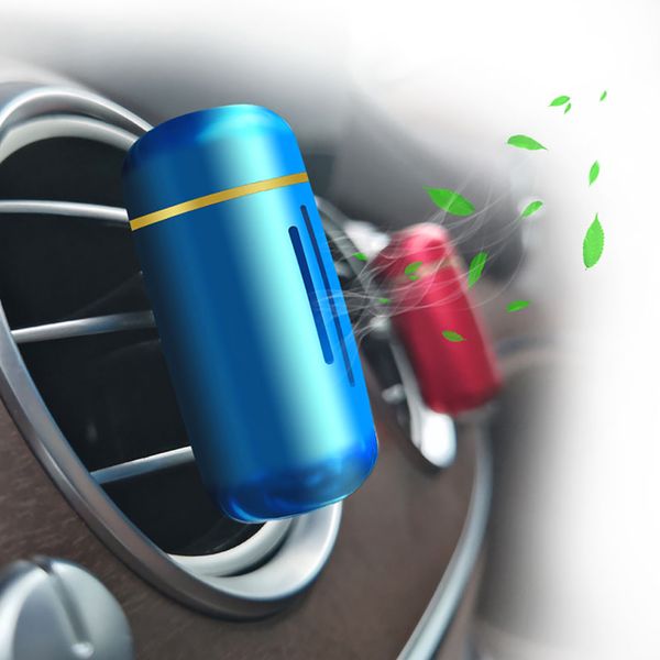 

mini alloy car perfume clip air freshener in the car auto air vent fragrance aroma diffuser solid purifier accessories