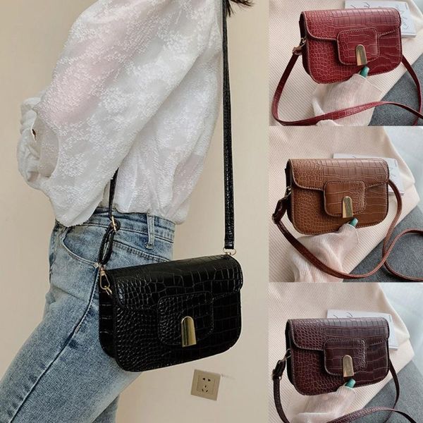 

crossbody сумки для женщин 2020 мода женская сплошной цвет большой емкости кожаная сумка сумка-мессенджер bolsas клатч #38