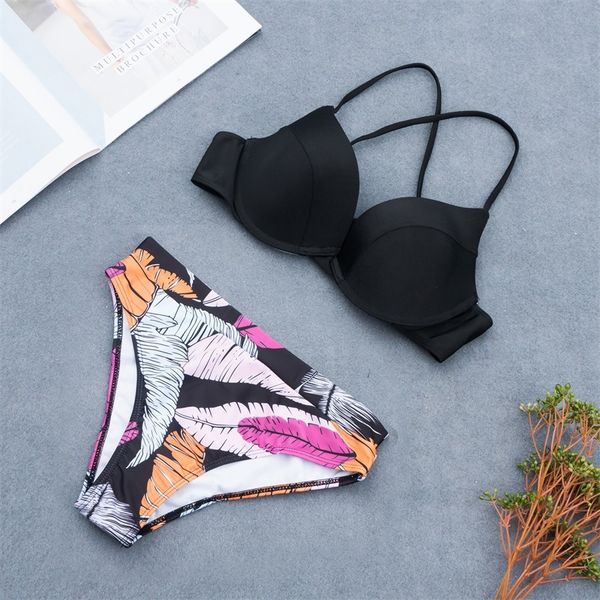 

2019 steel holder gathering women's 2019 bikini steel holder gathering bikini swimsuit women's swimsuit, White;black