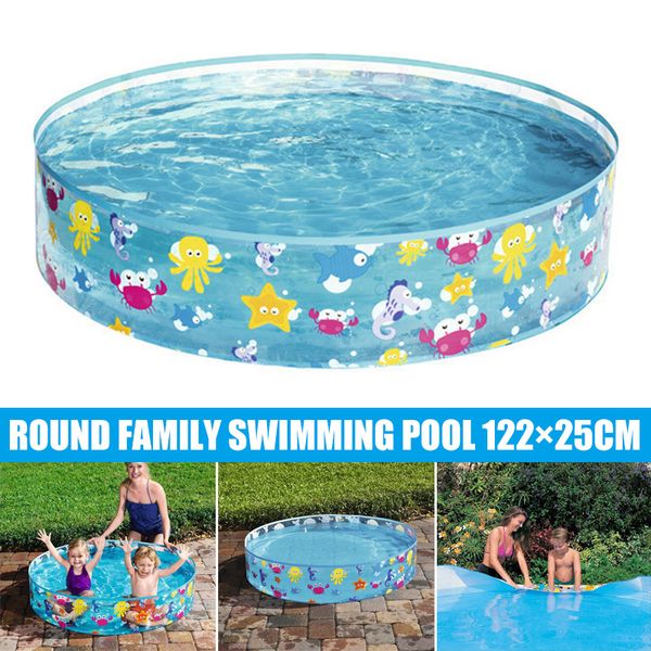 

inflatable kids family swimming pool outdoor water play center round pond ball pool x85