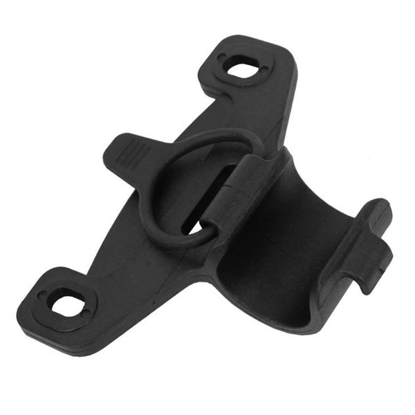 

bicycle pump holder durable 20mm cycling nylon bracket black easy install accessories fixing clip portable mount inflator frame