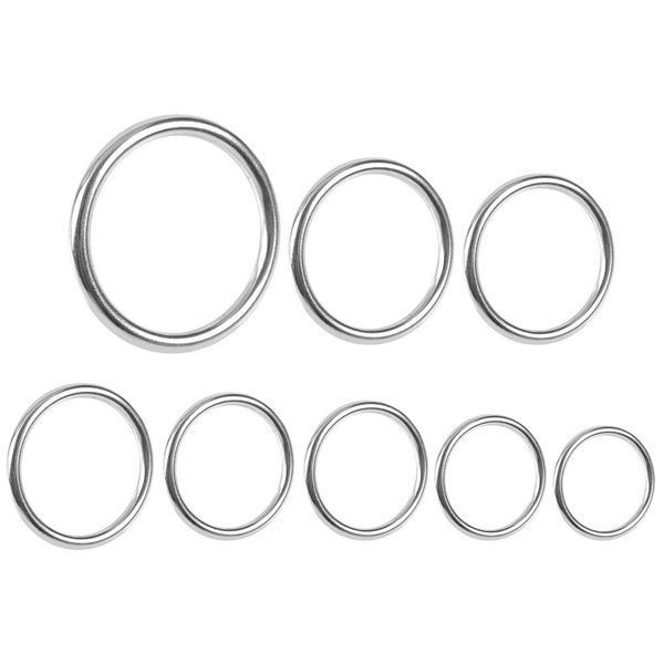 

diving o ring heavy duty 1pc boat marine 304 stainless steel polished o ring smooth welded tool for marine diving luggage & bags