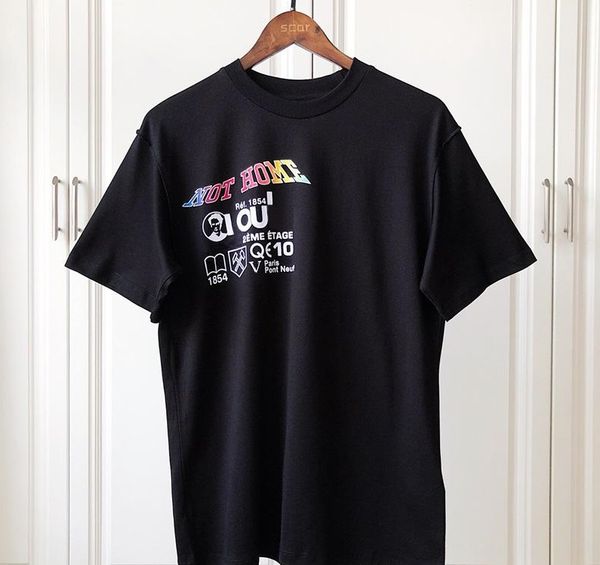

Spring ummer 2019 luxury europe pari 1854 not home kan a wind t hirt fa hion men women t hirt ca ual cotton tee top