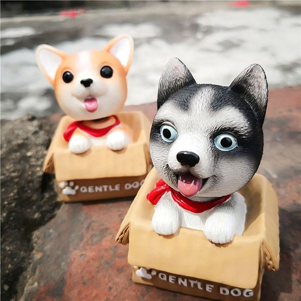 

car ornament cute shaking head dog automobiles interior dashboard swing nodding puppy doll decoration ornaments toys gift