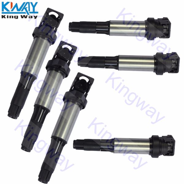 

king way- set of 6 ignition coils for e39 e46 e53 e60 e63 b322 c1404 uf522 uf515 new