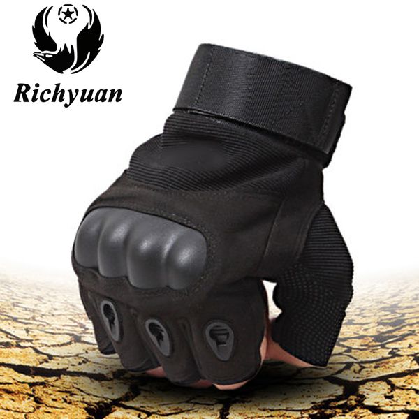

outdoor tactical gloves sport gloves half finger / full finger type men combat shooting hunting, Blue;gray