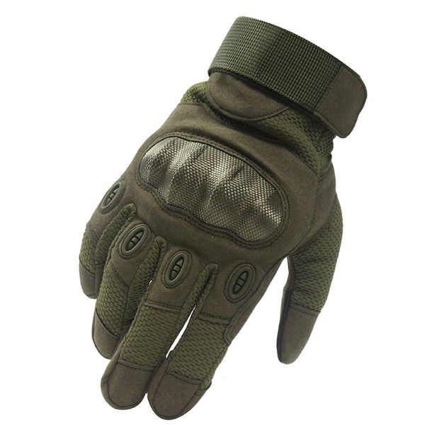 

touch screen knuckle tactical full finger gloves army combat hiking shooting paintball hunting cycling gloves, Black