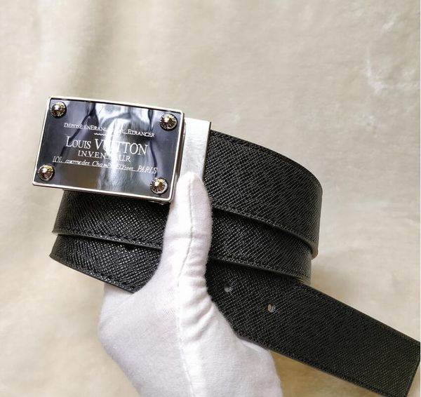 

fashion gold silver buckle selling men's and women's casual business belt ing, Black;brown