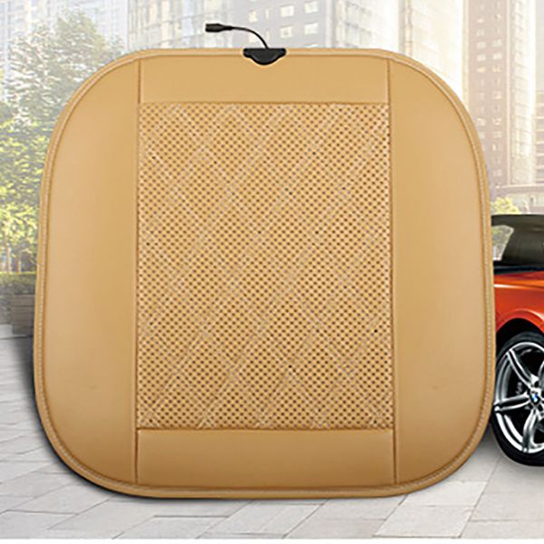 

car safe seat household covers fast non slip warm pad pvc leather switch control accessories heating cushion electric winter
