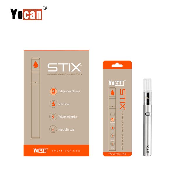 

yocan coil 100% stix vape pen cigarette portable starter variable original voltage 320mah vape kits battery ceramic e pen vaporizer kgbdt