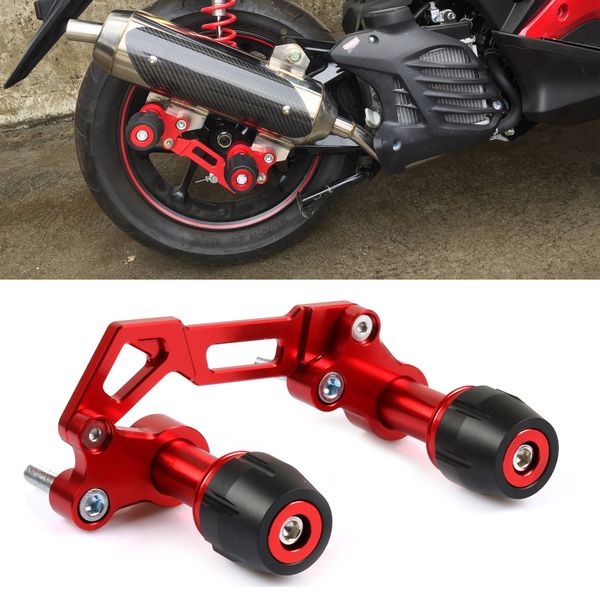 

мотоцикл выхлопная система колеса slider краш против падения протектор для nmax155 nmax 155 алюминиевый cnc регулируемый