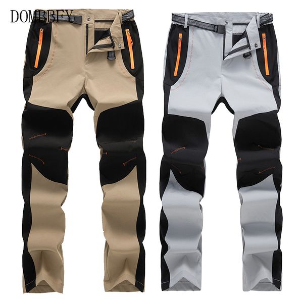

men's pants outdoor men women quick-drying sports hunting mountain climbing pantalones quick dry waterproof windproof 5xl, Black