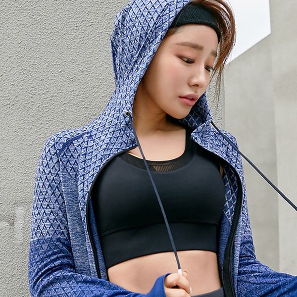 

running jackets 2021 thin women jacket quick dry sports wear fitness outwear casual zipper up bomber fashion clothing, Black;red