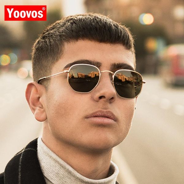 

yoovos 2019 vintage polarized sunglasses women/men classic eyeglasses street beat shopping mirror oculos de sol gafas uv400