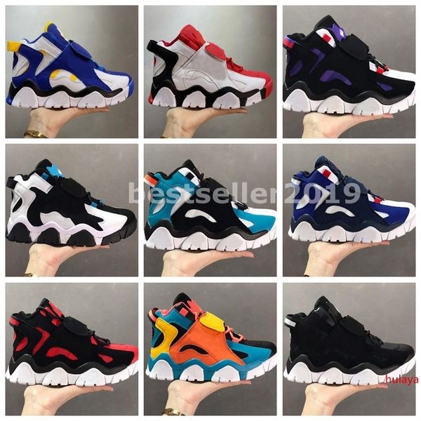 

barrage mid qs scottie pippen basketball shoes hyper grape purple raptors black white yellow mens sports trainers designer uptempo sneakers