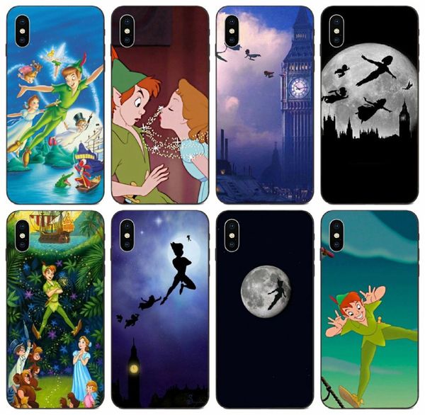 

[tongtrade] peter pan new personalized case for iphone 11 pro x xs max 8s 7s 6s 5s plus galaxy j2 honor 8a 20s htc desire 830 anti slip case