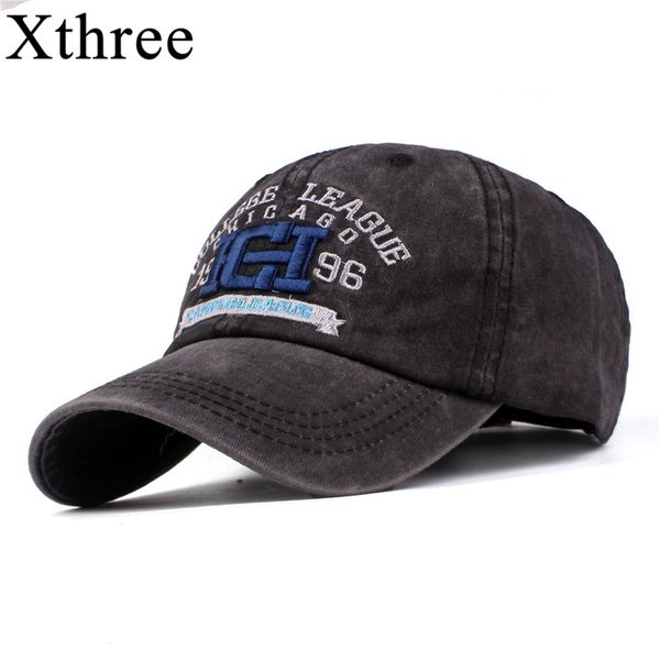 

xthree new men's cap baseball hat for women man snapback hat bone gorras para hombre beisbol embroidery casual cap casquette, Blue;gray