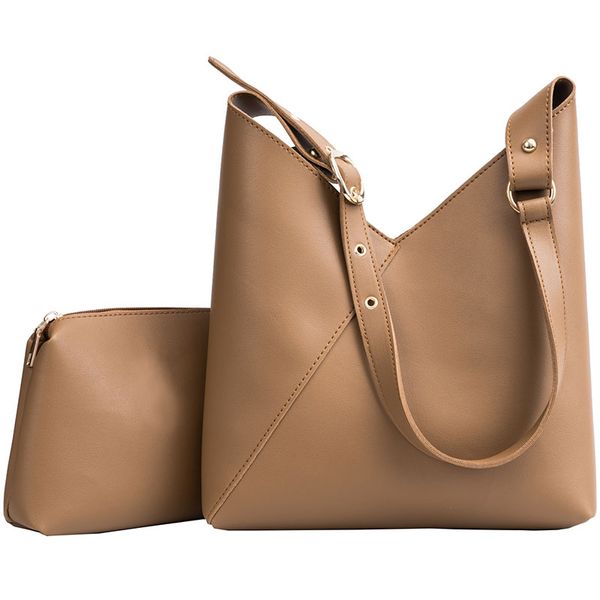 

элегантный женский тотализатор bucket bag 2019 новый кожаный качества женщин сумки конструктора вскользь большой емкости плеча сумка