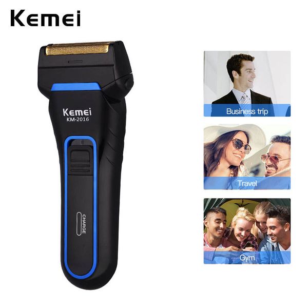 

men's cordless rechargeable reciprocating double blades electric shaver razor beard trimmer floating heads shaving machine s42