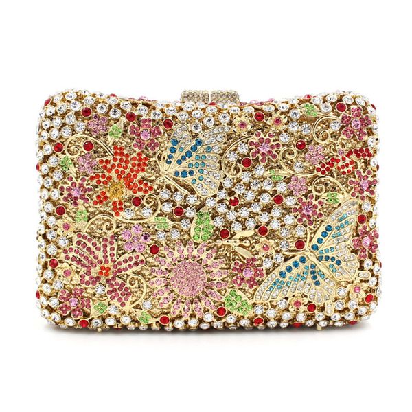 

pink/red/white crystal women evening clutch bag big rhinestone ladies prom purse fashion female party messenger handbags