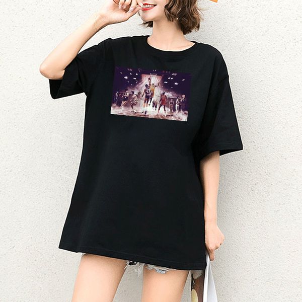 

2020 cotton new women summer tees plus size shirt short sleeve t shirt printed cotton t-shirt women designer new clothing, White