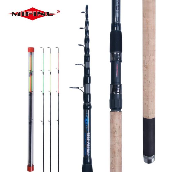 

mifine feeder fishing rod 3.0/3.3/3.6m high carbon fiber spinning heavy fishing carp rod action max 200g