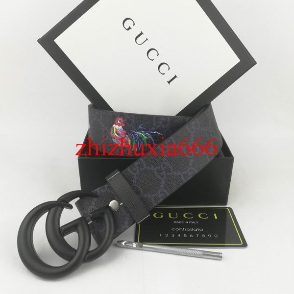 

promotion price man women belt casual business genuine leather belts for male female big buckle belt, Black;brown