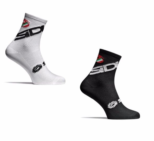 

new professional cycling socks brand sport mtb bike socks breathable road bicycle outdoor sports racing, Black