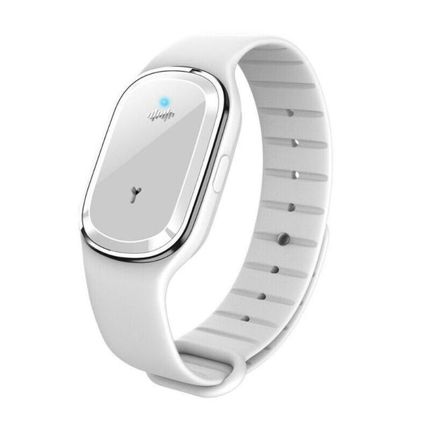 

ultrasonic anti mosquito waterproof bracelets pest band repeller bug repellent insect wrist bracelet i6n3, Golden;silver