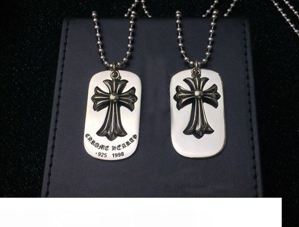 

модный бренд ch cross square дизайнерское ожерелье для леди дизайн мужчины и женщины партия свадебные любители подарок роскошные хип-хоп юве, Silver