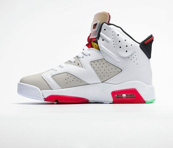 

high quaity 2020 6 hare basketball shoes men grey white red black sports shoes